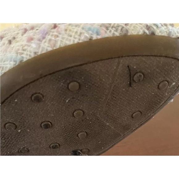 Life Stride Women's confetti  Tweed Flats - Cream and Pink - Picture 3 of 5
